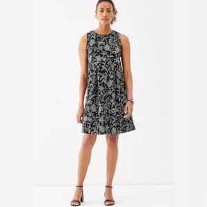 J. Jill Luxurious Wearever Pleated Sleeveless Dress